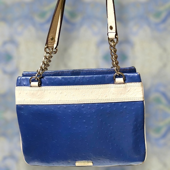 KATE SPADE FULL ZIP BOW 20-01-04 DARCY NAVY BLUE/IVORY PURSE - Picture 2 of 8